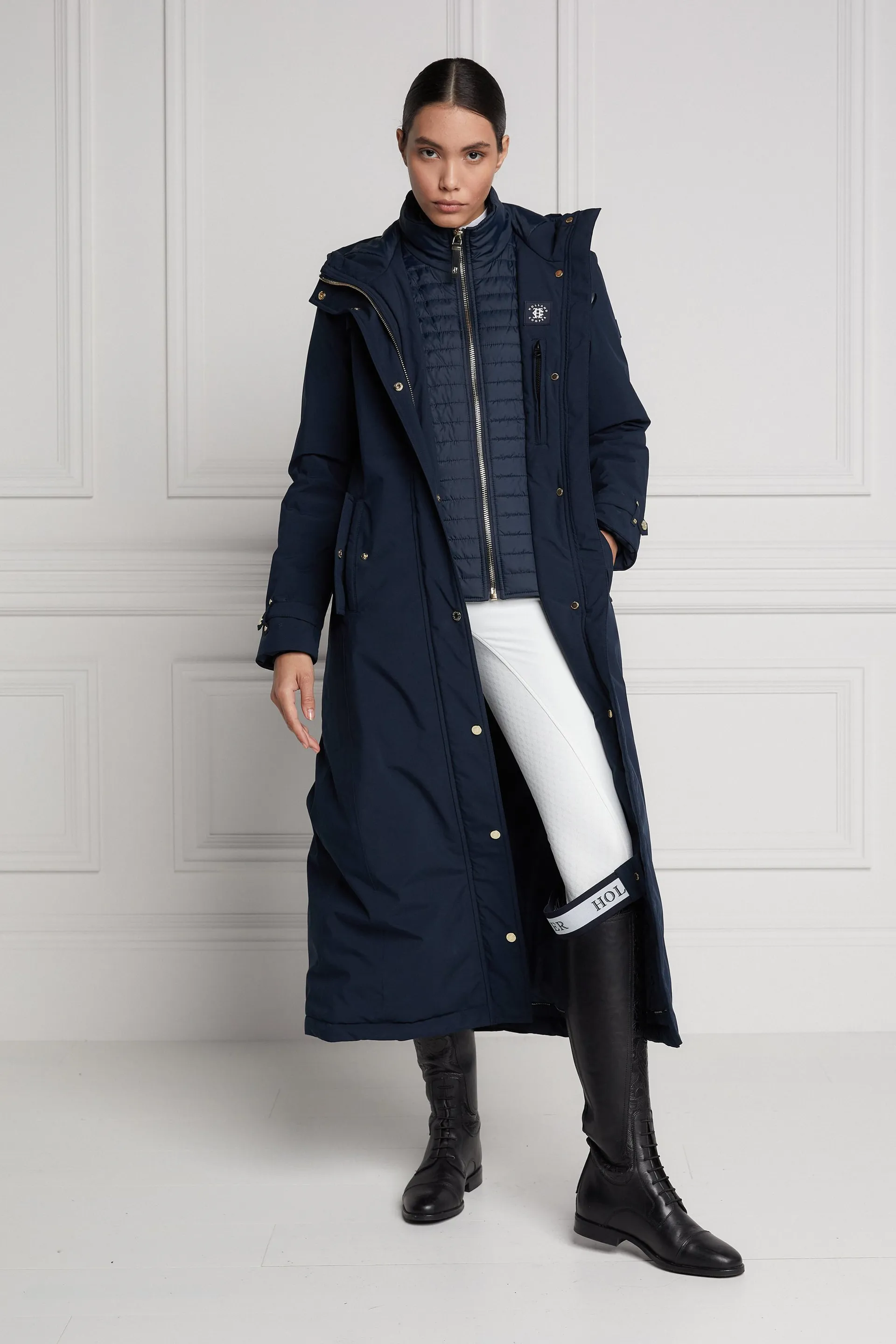 Ink Navy Holland And Cooper Wellington Coat One-Size Waterproof