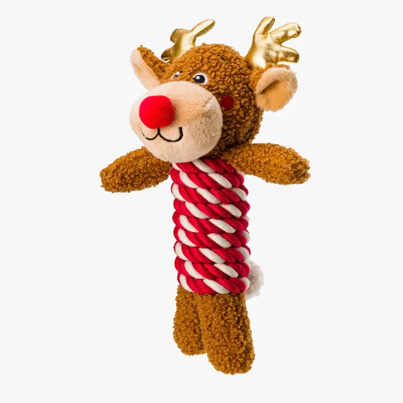 House Of Paws Rope Dog Toy - Reindeer-2