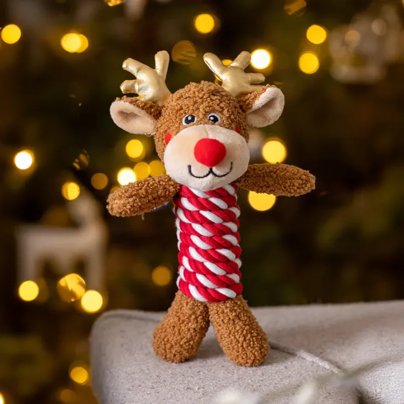 House Of Paws Rope Dog Toy - Reindeer