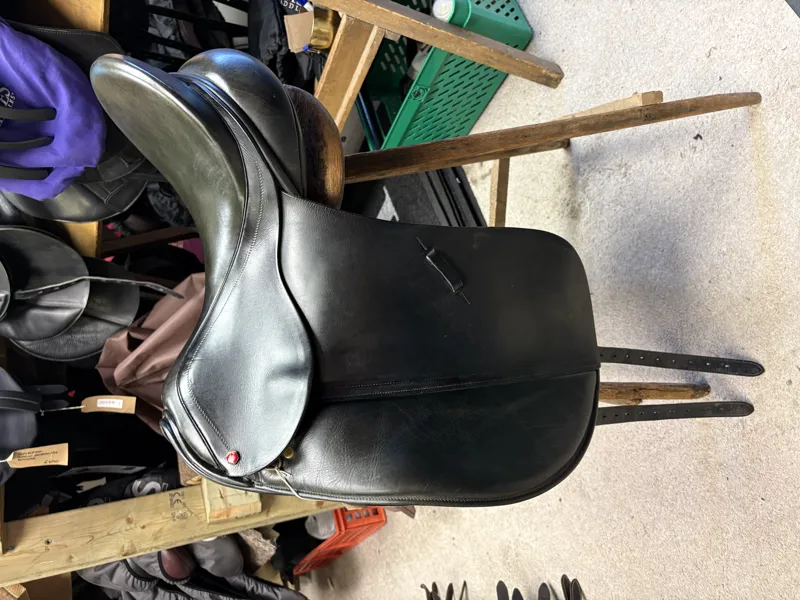 DR3267 Albion Dressagen Saddle 17.5inch Medium - Black