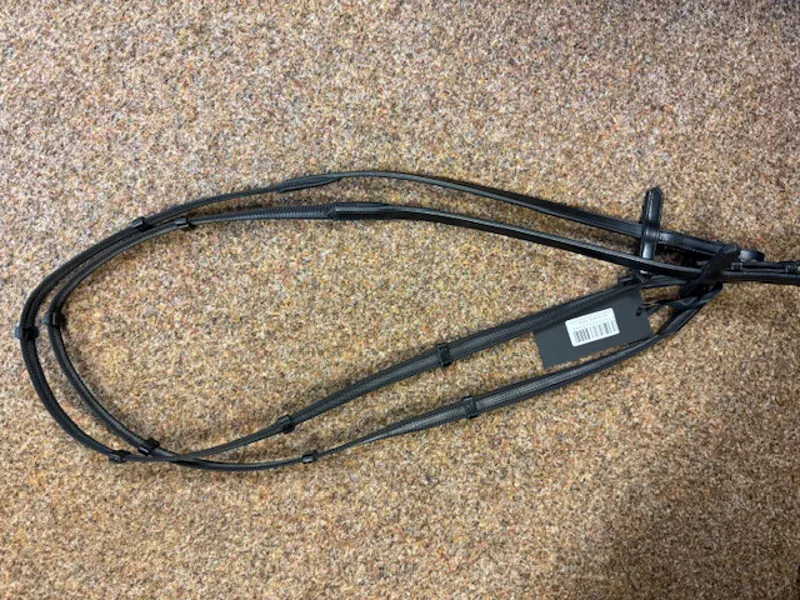 County Direct Web Stopper Reins Black