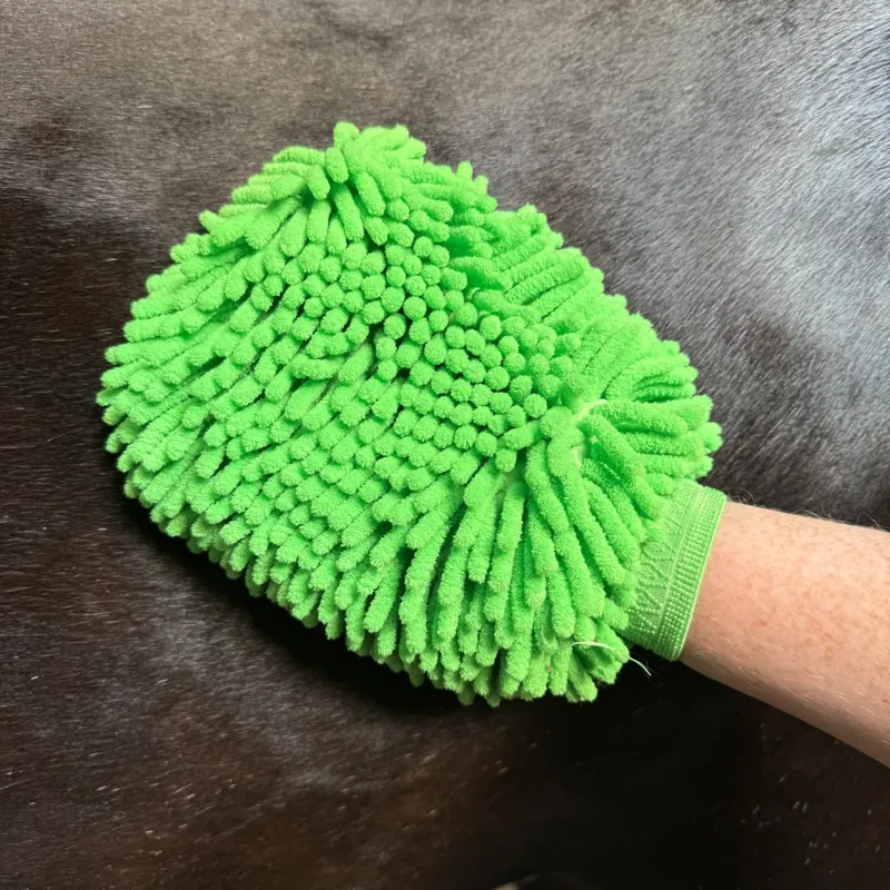Smart Grooming Microfibre Grooming Mitt - Green