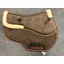 Equipad Opulence Jump Saddle Pad - Brown with Natural Fur