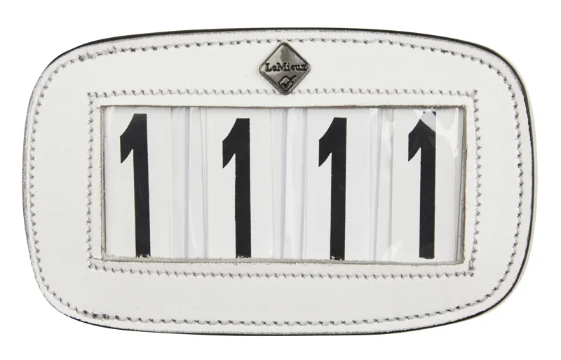 LeMieux Saddle Number Holder White 4 Spaces