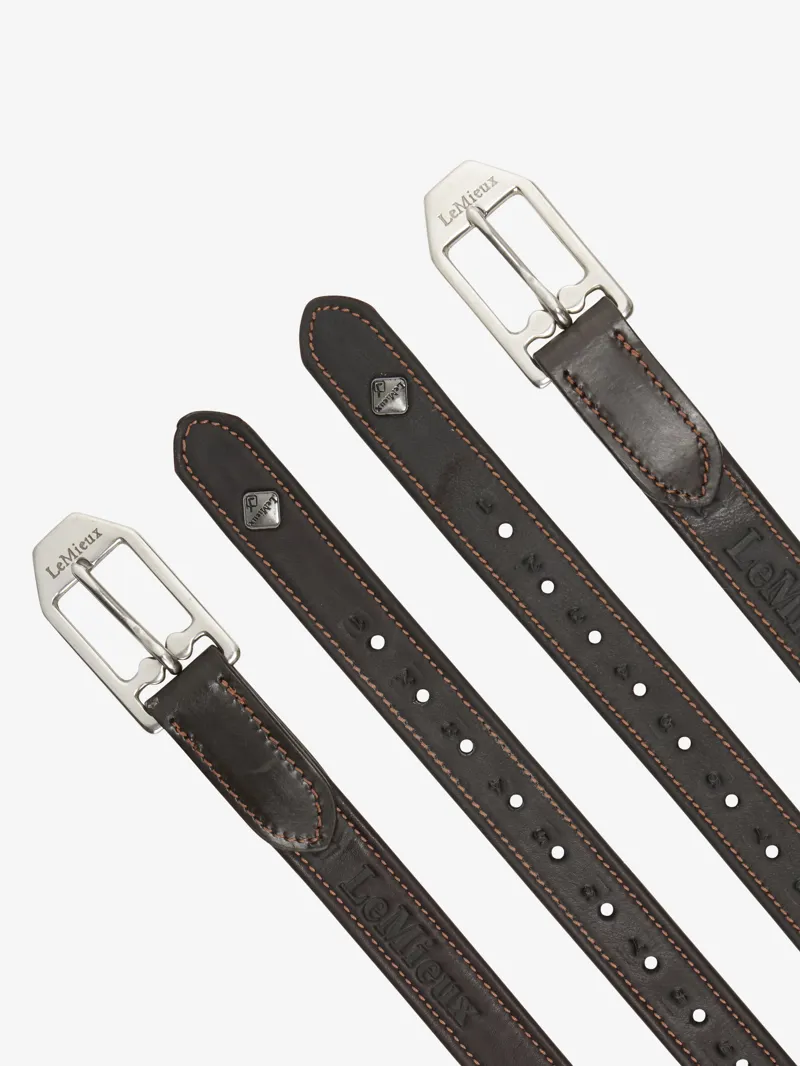 LeMieux Vector Stirrup Leathers - Brown-3
