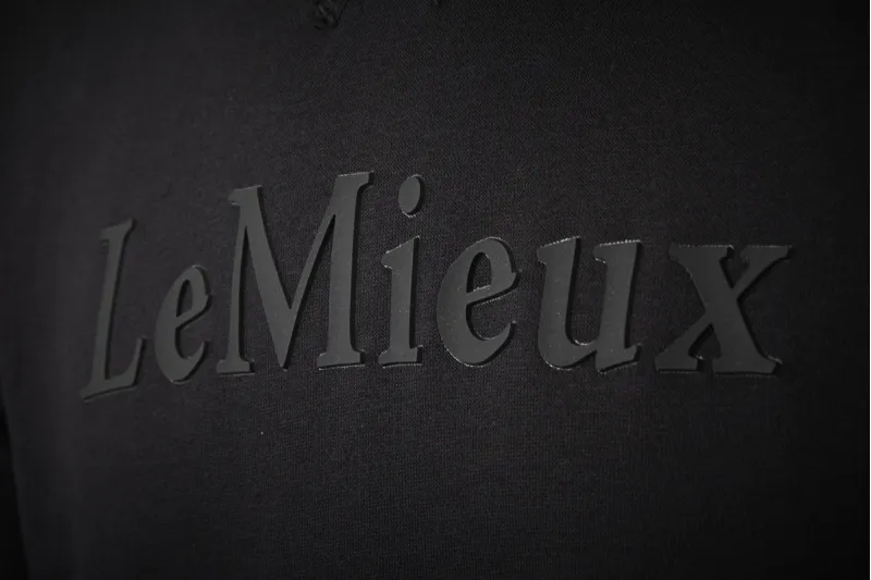 LeMieux Mens Elite Crew Sweatshirt - Black-3