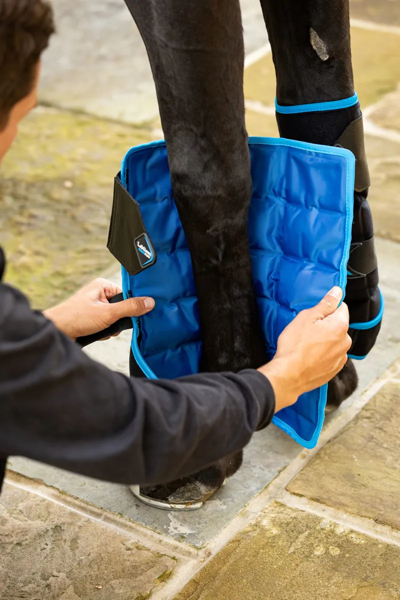 LeMieux Freeze Flow Ice Boot Front - Black -3