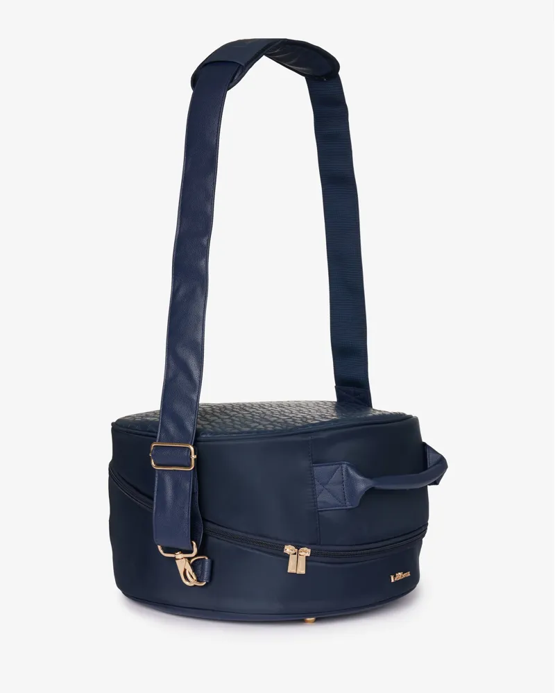 LeMieux Luxe Hat Box Navy-2