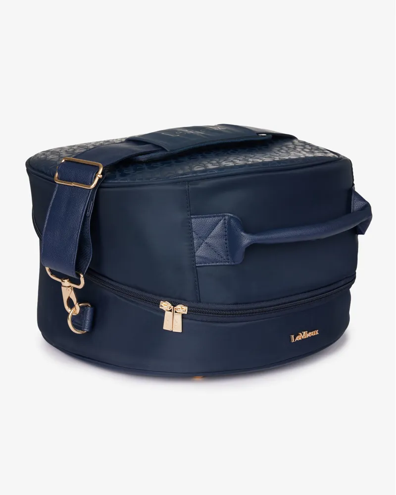 LeMieux Luxe Hat Box Navy