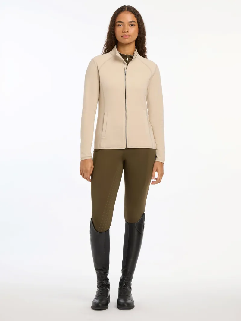 LeMieux Faye Fleece Zip Through - Stone-3
