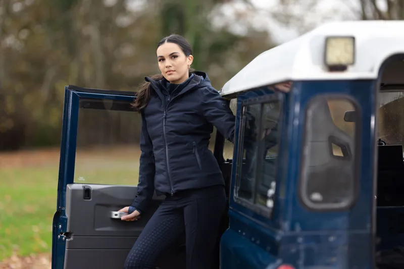 LeMieux Brooke Waterproof Hybrid Jacket - Navy-6