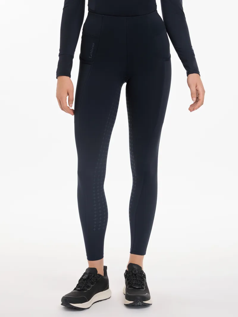 LeMieux Naomi Pull On Breeches - Navy-1