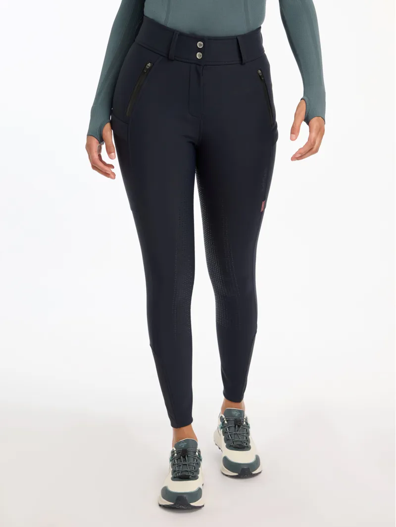 LeMieux Drytex Waterproof Breeches Full Seat - Navy-1