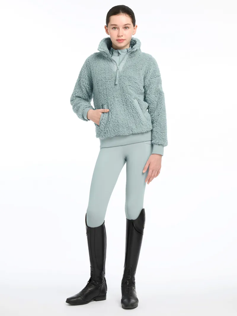 LeMieux Young Rider Tia Teddy Fleece - Glacier-3