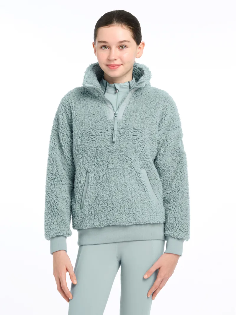 LeMieux Young Rider Tia Teddy Fleece - Glacier-2