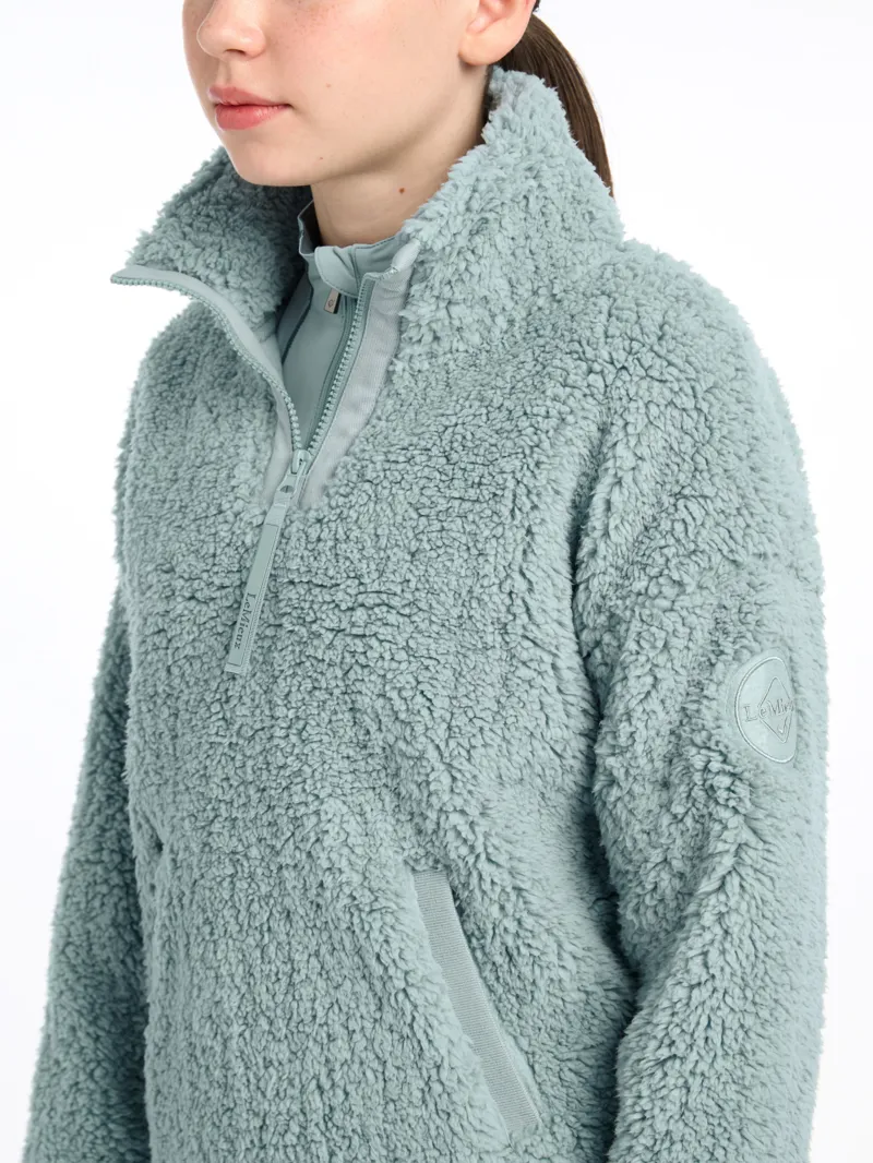 LeMieux Young Rider Tia Teddy Fleece - Glacier-4