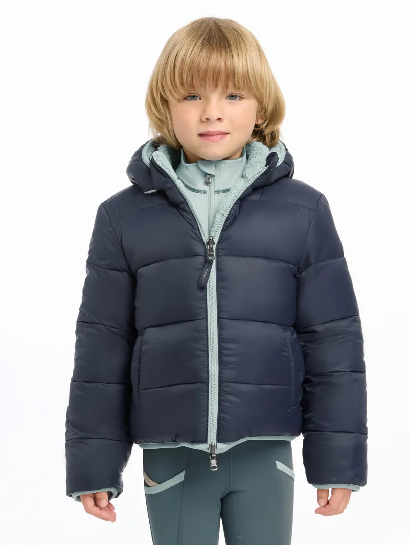 LeMieux Mini Megan Reversible Puffer - Navy-2