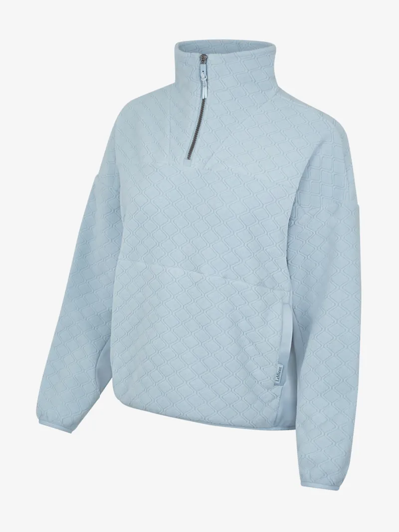 LeMieux Dana Quarter Zip Fleece - Glacier-7