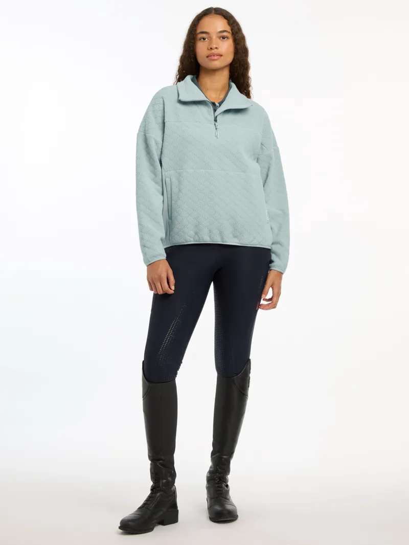 LeMieux Dana Quarter Zip Fleece - Glacier-2