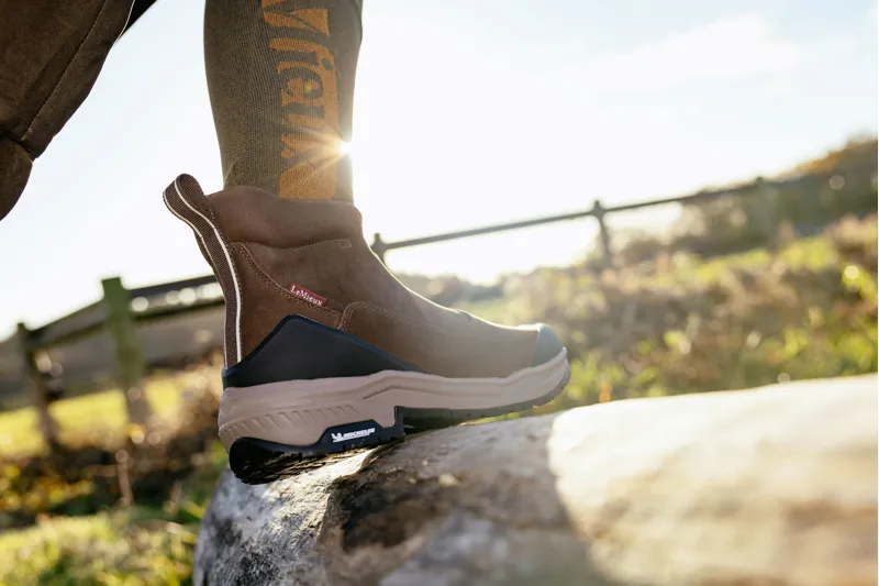 LeMieux Trex Waterproof Zip Boots - Brown-2