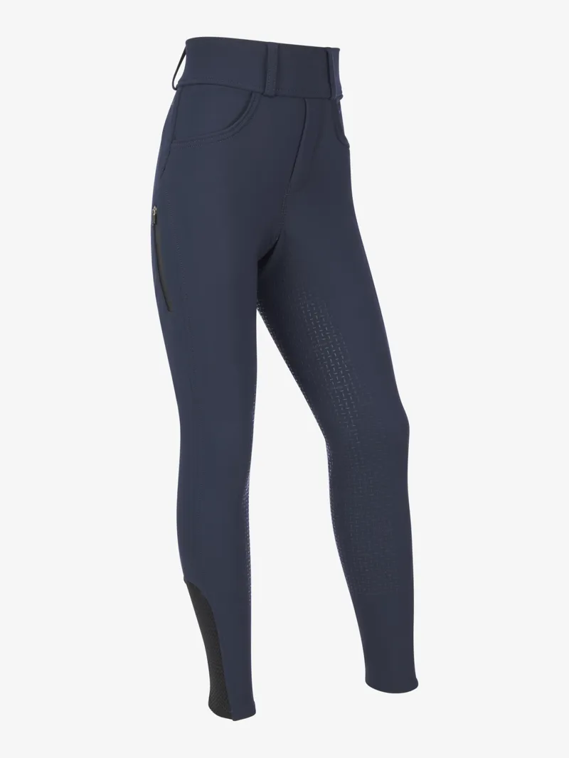 LeMieux Young Rider Ella Winter Breggings - Navy-5