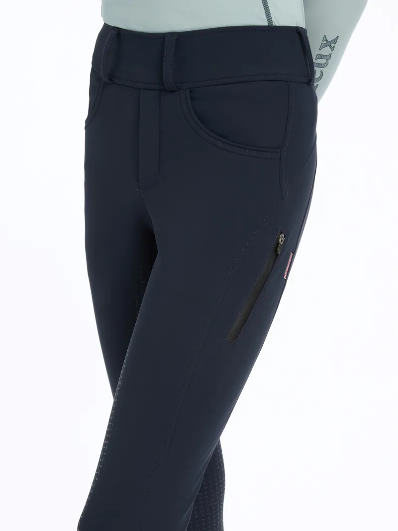 LeMieux Young Rider Ella Winter Breggings - Navy-3
