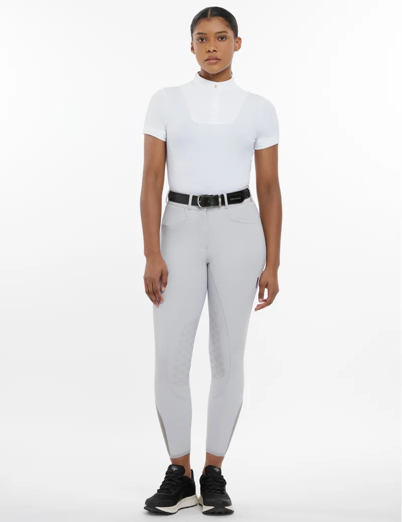 LeMieux Imogen Knee Grip Breech - Light Grey-2