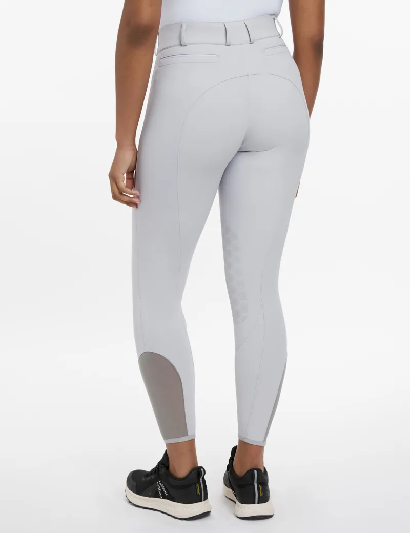 LeMieux Imogen Knee Grip Breech - Light Grey-4