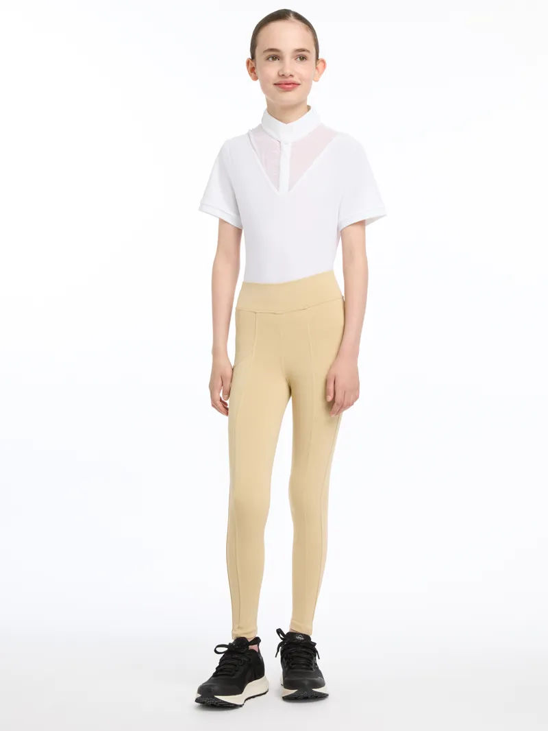 LeMieux Young Rider Pull On Breeches - Beige