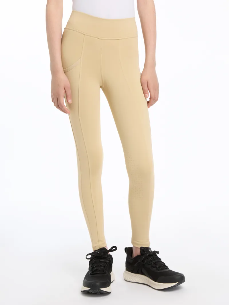 LeMieux Young Rider Pull On Breeches - Beige-1
