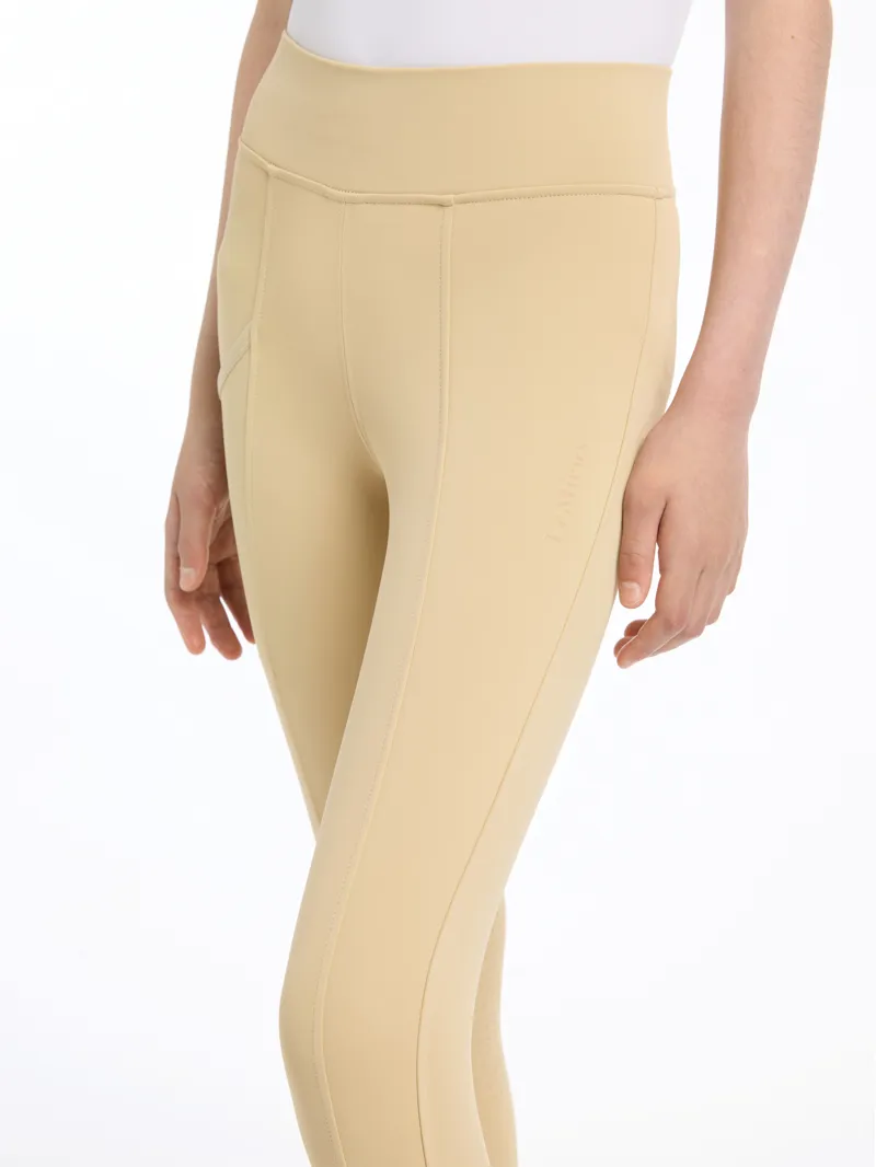 LeMieux Young Rider Pull On Breeches - Beige-3