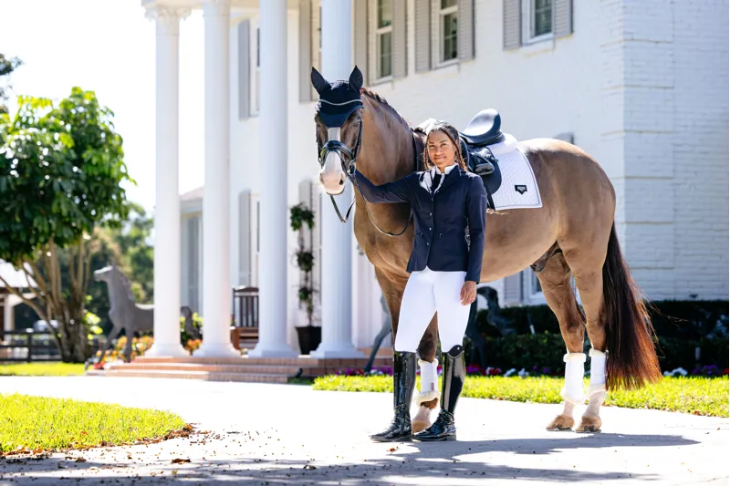 LeMieux Jessica Mesh Show Jacket - Navy-5