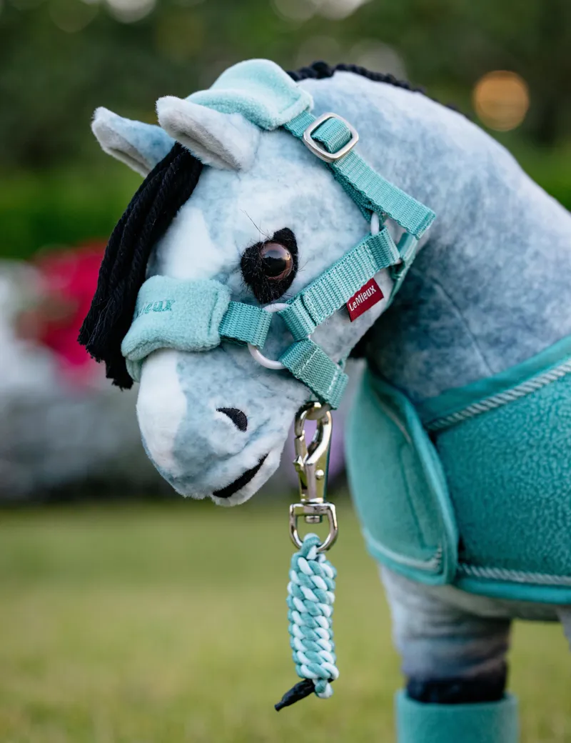 LeMieux Toy Pony Vogue Headcollar and Leadrope - Lagoon-1