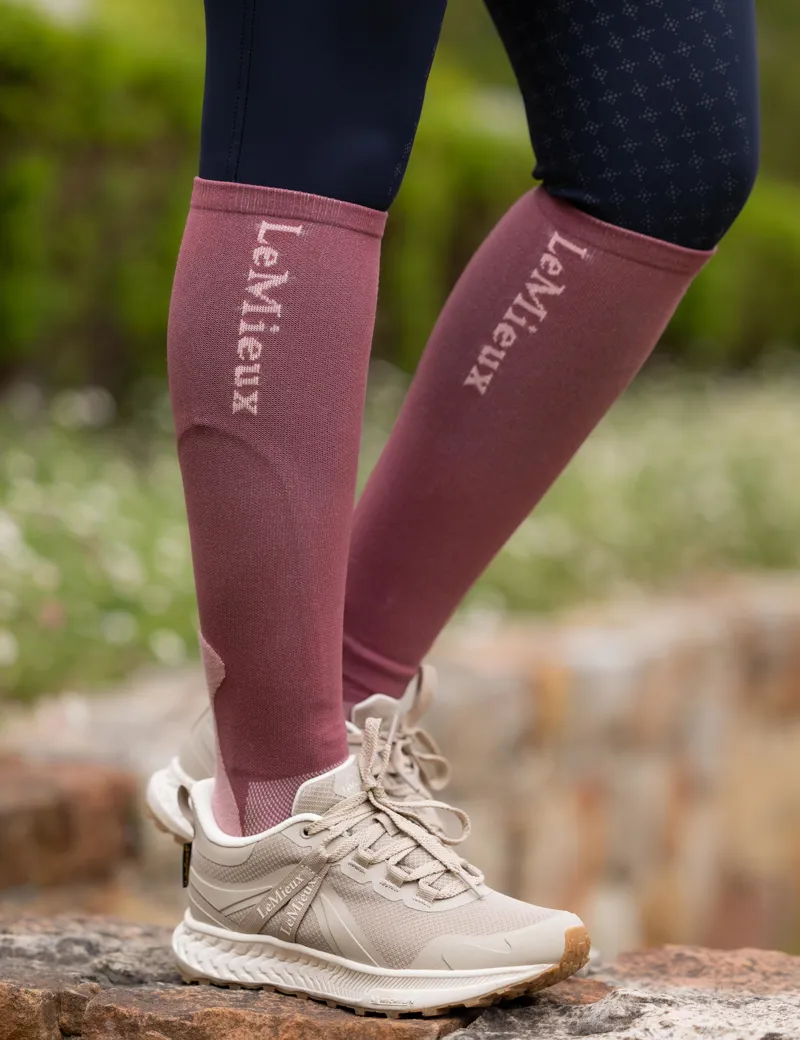 LeMieux Performance Sock - Rosewood-1