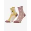 LeMieux Mini Character Socks 2 pack - Lemon