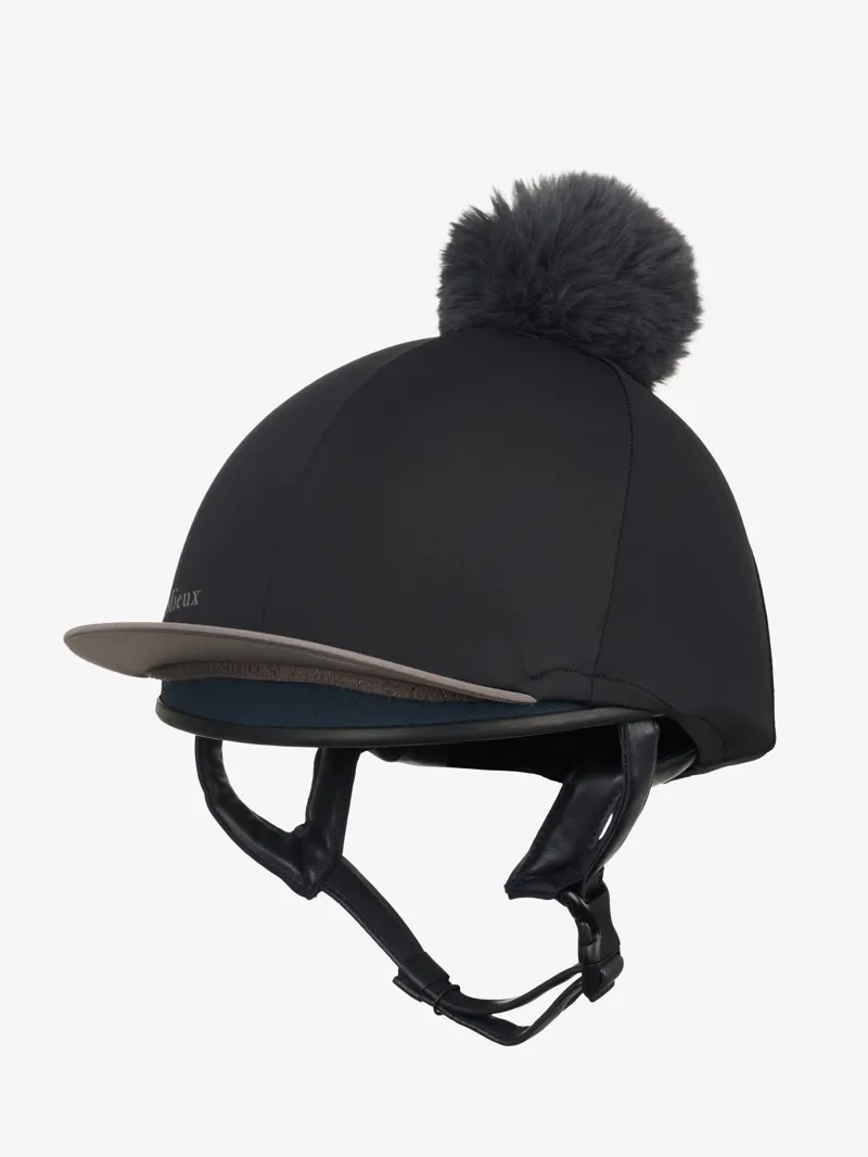 LeMieux Classique Pom Hat Silk - Black-1