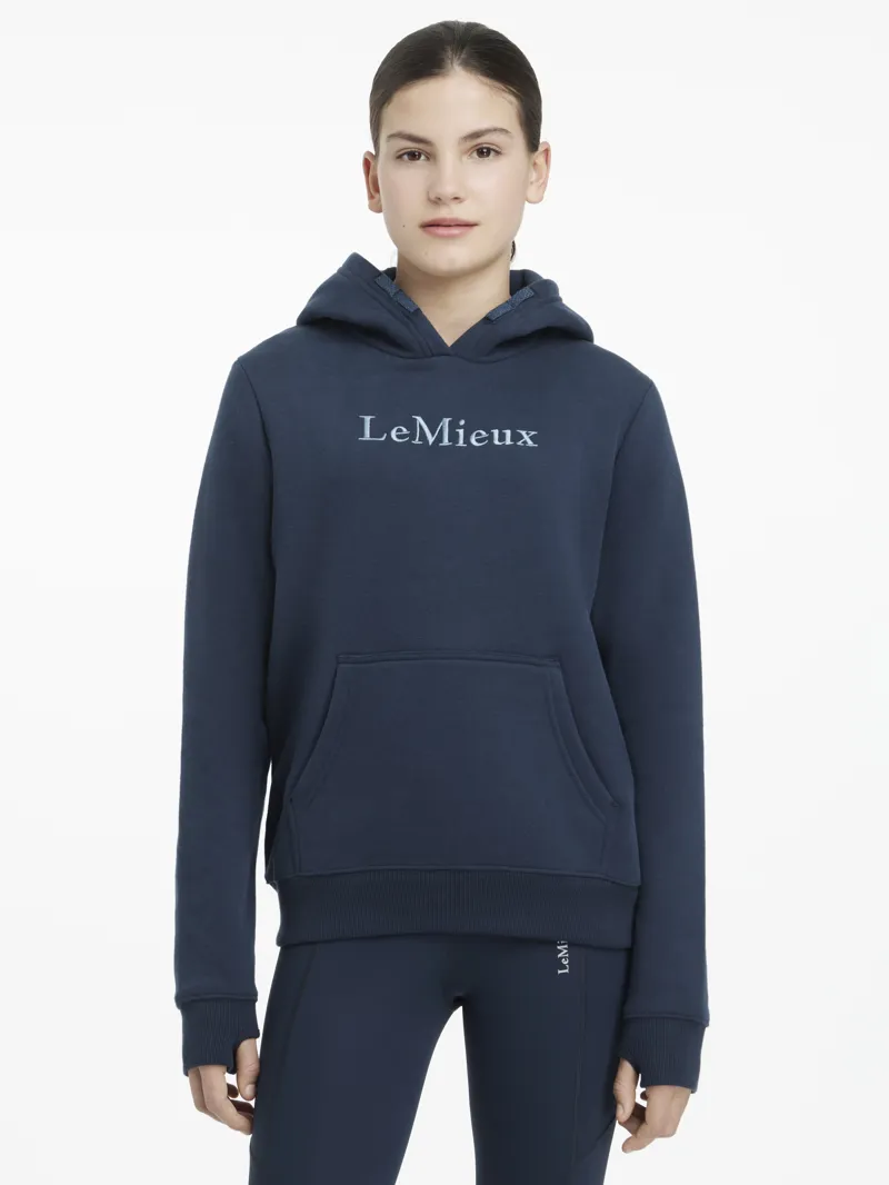 LeMieux Young Rider Classique Hoodie - Navy-2