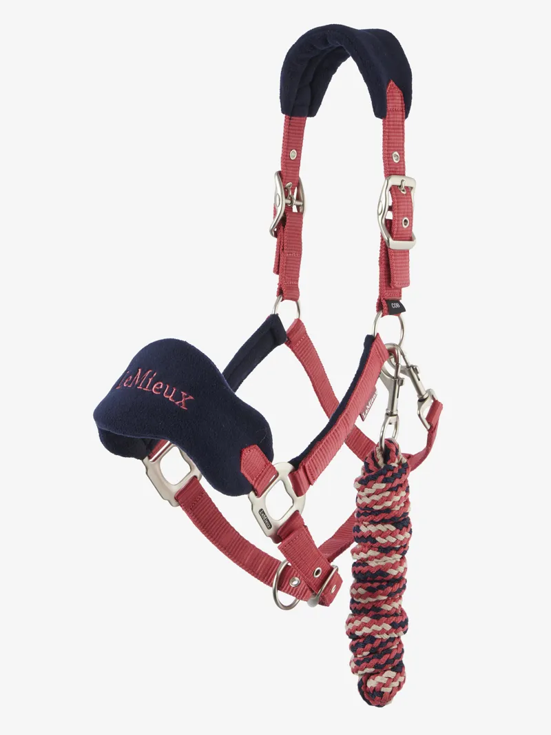 LeMieux Vogue Headcollar and Leadrope - Cranberry