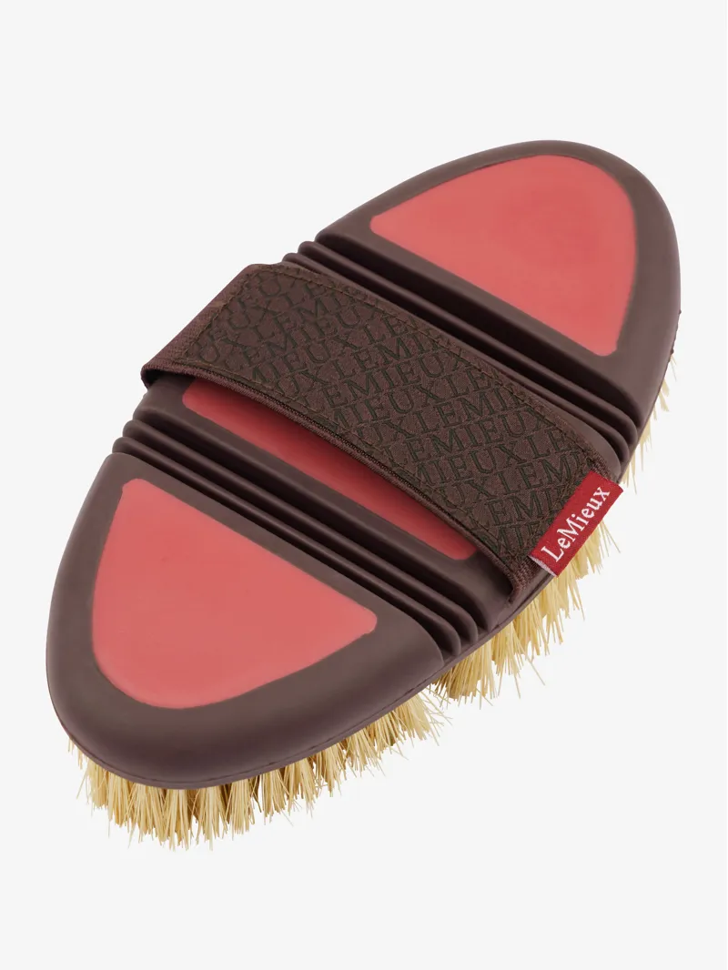 LeMieux Flexi Scrubbing Brush - Cranberry-1
