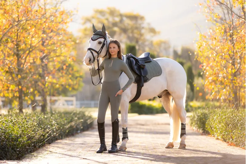 LeMieux Suede GP Square - Rosemary-2