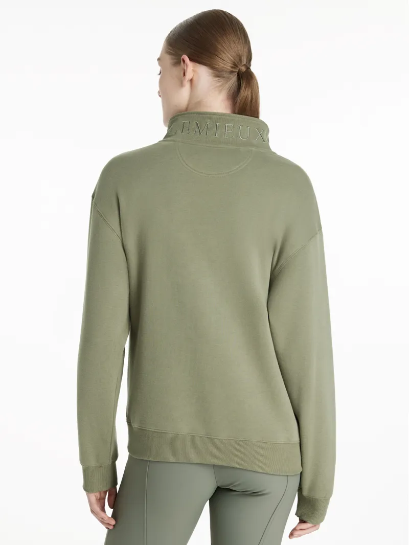 LeMieux Keira Quarter Zip Sweat - Rosemary-2