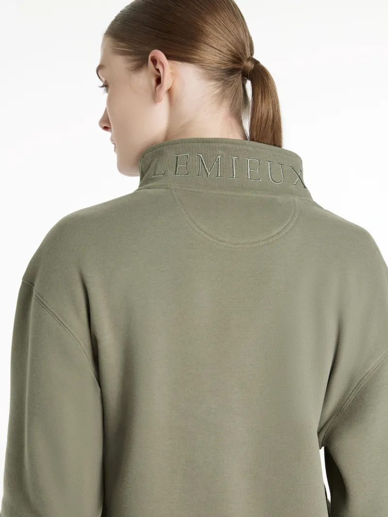 LeMieux Keira Quarter Zip Sweat - Rosemary-3