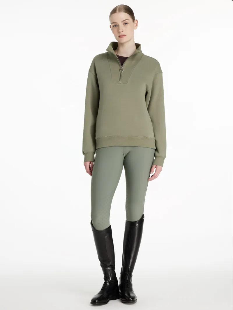 LeMieux Keira Quarter Zip Sweat - Rosemary-1