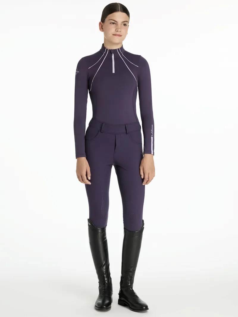 LeMieux Young Rider Mia Mesh Base Layer - Juniper-3