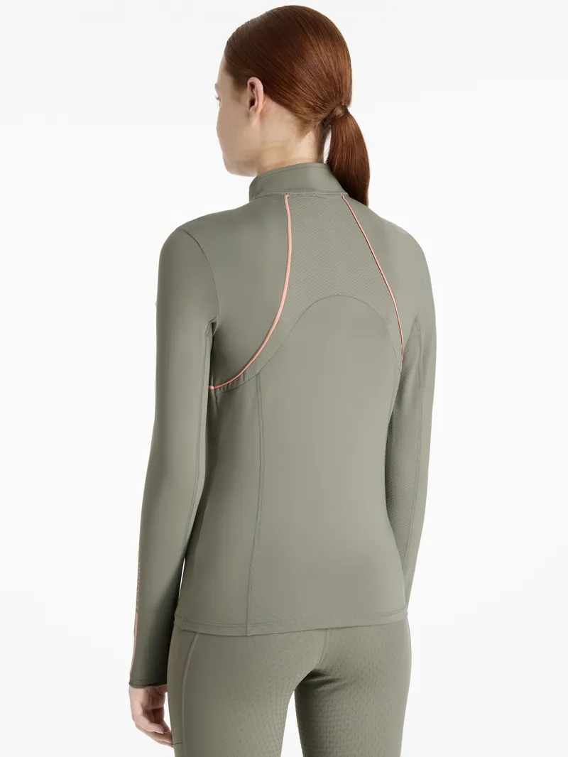 LeMieux Young Rider Mia Mesh Base Layer - Rosemary-4