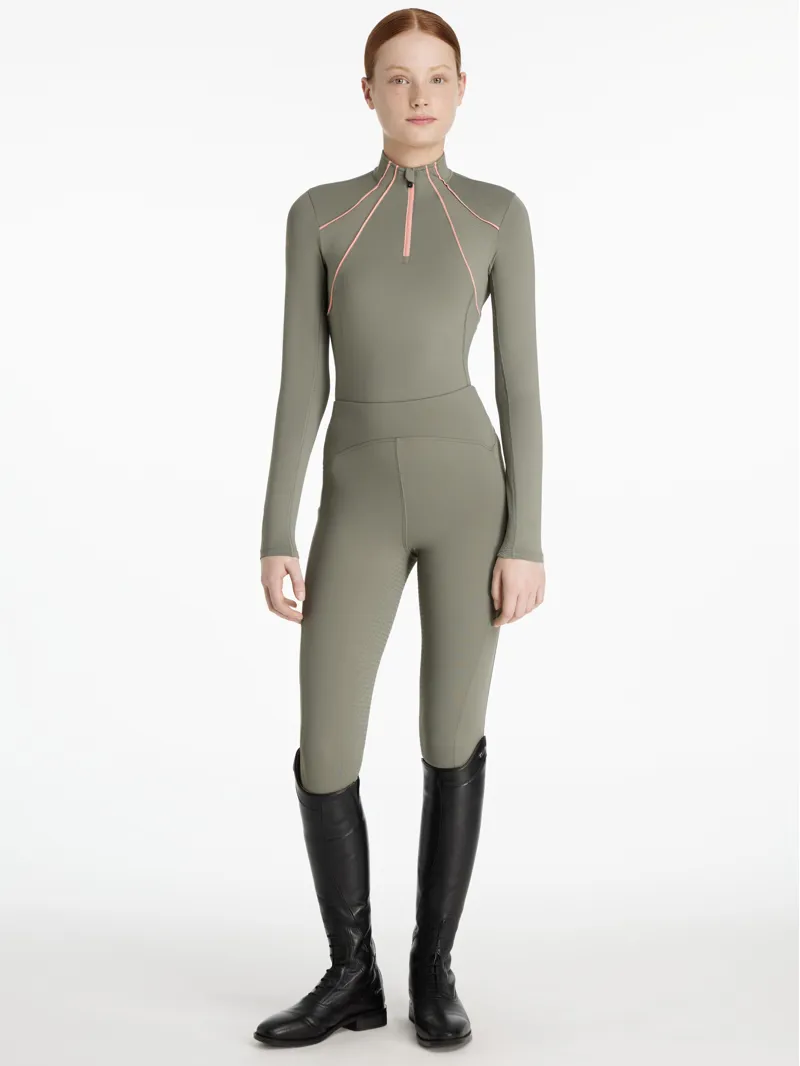 LeMieux Young Rider Mia Mesh Base Layer - Rosemary-3