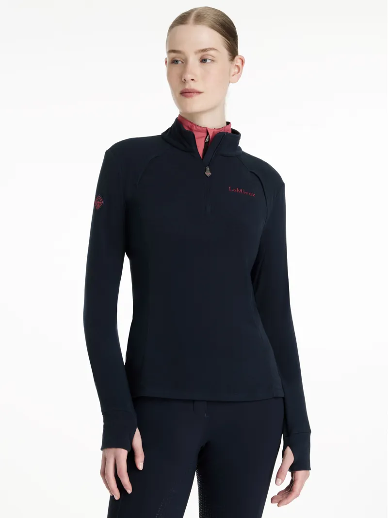 LeMieux Frances Quarter Zip Fleece - Navy