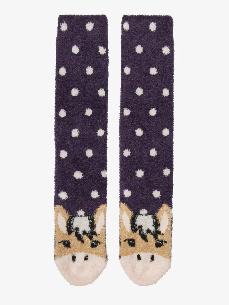 LeMieux Fluffy Character Socks - Fjord-1
