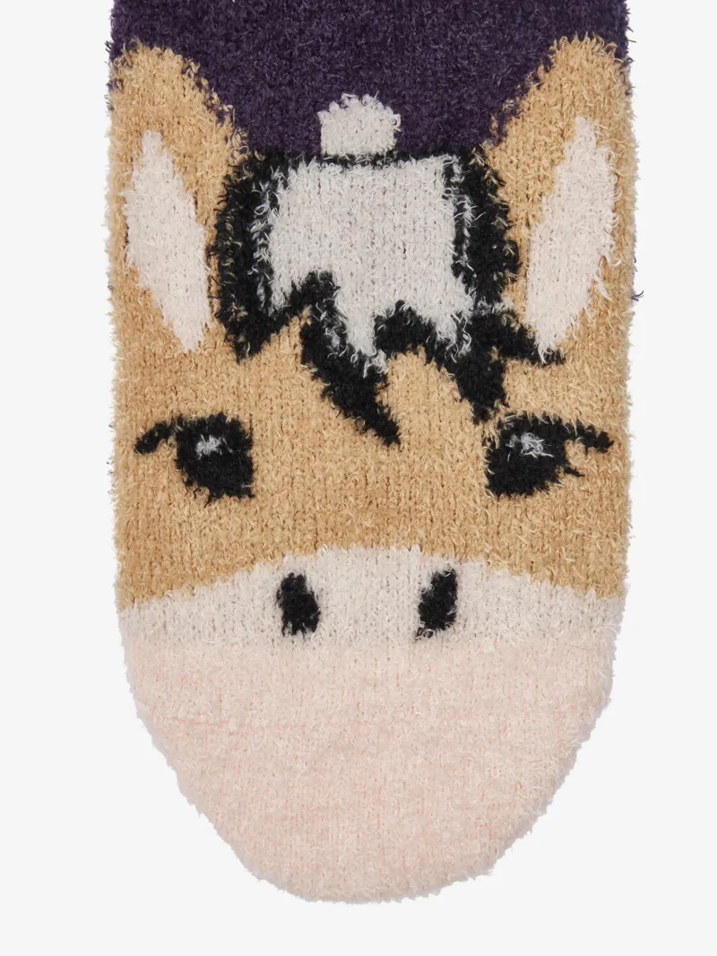 LeMieux Fluffy Character Socks - Fjord-2
