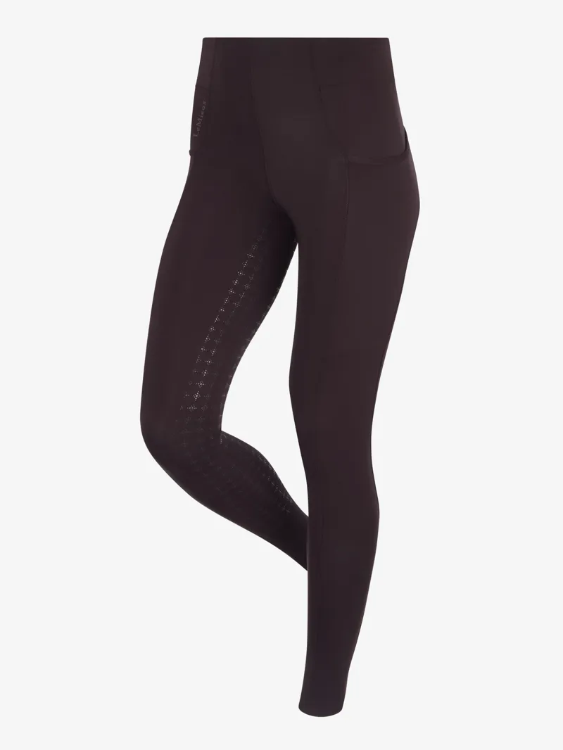 LeMieux Naomi Pull On Breeches - Damson-2